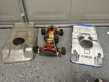 RC Vintage Team Associated Rc10 Gold Pan Hot Trick Chassi e Peças Raras, usado comprar usado  Enviando para Brazil