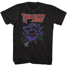 Camisa de música preta rosa preta Thin Lizzy comprar usado  Enviando para Brazil