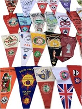Vintage pennant flags for sale  BIRMINGHAM