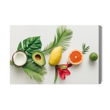 Obraz na płótnie Owoce Fotografia Tropiki  Premium Canvas na sprzedaż  PL