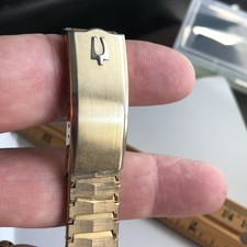 Pulseira de relógio Accutron folheada a ouro pesado da Champion. comprar usado  Enviando para Brazil