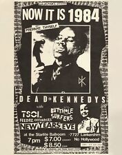Pôster de concerto Dead Kennedys 1984 reimpressão punk 13 x 19" comprar usado  Enviando para Brazil