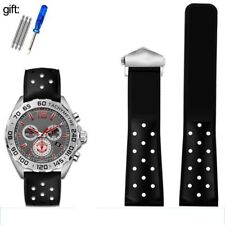 Pulseira de silicone 22 mm para Heuer F1 CAZ201 1010 WAZ2113 vermelha laranja preta, usado comprar usado  Enviando para Brazil