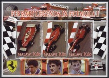 Bandeiras de carros de corrida 2005 Legends in Formula 1 #3 Scheckter Alesi Schumacher comprar usado  Enviando para Brazil