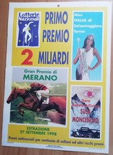 Italia locandina lotteria usato Italia locandina lotteria usato  Benevento