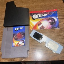 Jogo NES "ORB-3D" 1990 vintage com manual, óculos 3D, manga. Testado comprar usado  Enviando para Brazil