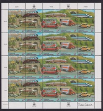 Usado, UNO Wien - 1997 -  Mi.-Nr.  231-235 Kleinbogen  Verkehrswesen Transpot ** comprar usado  Enviando para Brazil