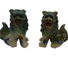 Pair ceramic foo for sale  UK