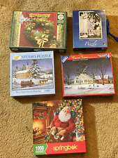 Five christmas jigsaw for sale  West Chazy