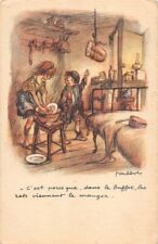Cpa fantaisie dessin d'occasion  Rioz