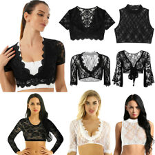 Usado, Blusa regata sexy feminina gola V profunda renda crop top verão oca comprar usado  Enviando para Brazil