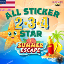 ÁLBUNS ADESIVOS MONO_POLY_GO-SUMMER ESCAPE TODOS 2-3-4 ESTRELAS ⭐ Entrega rápida ⭐ comprar usado  Enviando para Brazil
