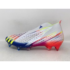 Chuteiras de futebol Adidas Predator Edge+ Primeknit SG branco arco-íris, tamanho 10,5 GW1035 comprar usado  Enviando para Brazil
