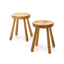 Sgabello legno pino usato  Savona