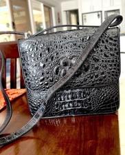 bolsa de mão de couro: pele de crocodilo bebê real  comprar usado  Enviando para Brazil