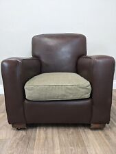 Armchair brown faux for sale  BRISTOL