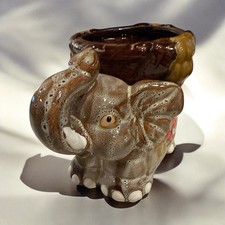 Brown elephant ceramic for sale  Yukon