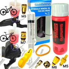 Zestaw serwisowy oleju mineralnego SHIMANO zestaw hamulców tarczowych zestaw odpowietrzający kubek napełniający M5 na sprzedaż  Wysyłka do Poland