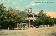 Cartão postal 1913 Mesa Arizona Alhambra Hotel autos ocupação McNeil 25-2685 comprar usado  Enviando para Brazil