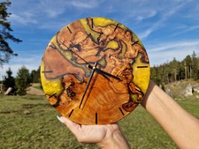 Wanduhr livenholz zitronengelb gebraucht kaufen  Heidenheim an der Brenz