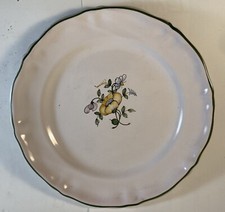 Assiette décor fleur d'occasion  Saint-Martin-du-Mont