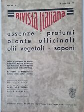 Rivista italiana essenze usato  Faenza