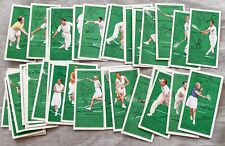 Juego completo de 50 cartas tenis Player & Sons 1936 Don Budge Helen Jacobs Fred Perry segunda mano  Embacar hacia Mexico