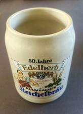 Caneca de cerveja 50 Years Edelherb Kulmbacher Reichelbrau Stein 0,5 litros 5" de altura comprar usado  Enviando para Brazil