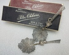 Duas colheres de filibe de prata colecionáveis antigas em caixas originais Alemanha comprar usado  Enviando para Brazil