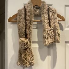 Real fur scarf for sale  UK