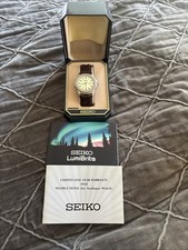 Vintage Seiko Relógio de Campo Masculino 7N43-6B20, 1995, Quartzo Lumibright comprar usado  Enviando para Brazil
