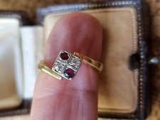 Antique ruby diamond for sale  SOUTHAMPTON