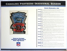 Carolina panthers inaugural for sale  Fairview Heights