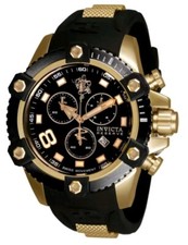 Relógio masculino Invicta Reserve Arsenal cronógrafo suíço mostrador preto/poli 11172 comprar usado  Enviando para Brazil