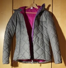 Piumino donna grigio usato  Bologna