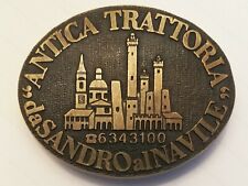 Fermacarte antica trattoria usato  Italia