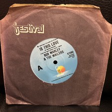 Disco de vinil 45 single Bob Marley & The Wailers (Is This Love) (Crisis), usado comprar usado  Enviando para Brazil