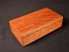 Wooden box oak for sale  STOKE-ON-TRENT