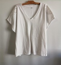 Pull fin blanc d'occasion  Bourg-de-Thizy