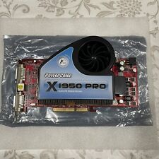Placa de vídeo PowerColor ATI RADEON X1950 PRO 512MB dupla DVI AGP TUBOS DE CALOR DE COBRE comprar usado  Enviando para Brazil