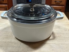 Staub coccotte white for sale  High Point