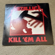 Metallica KILL 'EM ALL Vinyl LP ELEKTRA 1988 COLUMBIA HOUSE Record Club Ex play comprar usado  Enviando para Brazil