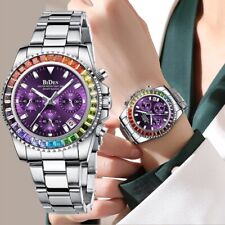 Relógios de pulso femininos de quartzo pulseira feminina cronógrafo relógio calendário impermeável comprar usado  Enviando para Brazil