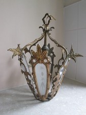 Antique brass glass for sale  DAVENTRY