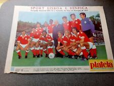 FOTO DA EQUIPE BENFICA 1971 1972 CAMPEÕES EUSEBIO JIMMY HAGAN E VENCEDORES DA TAÇA TACA comprar usado  Enviando para Brazil