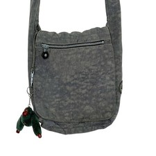 Bolsa tiracolo Kipling cinza aba original com chaveiro macaco  comprar usado  Enviando para Brazil