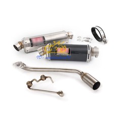 Usado, Sistema de escape silenciadores traseiros de tubo de ligação frontal para Honda PCX125 PCX150 2012-2016 comprar usado  Enviando para Brazil