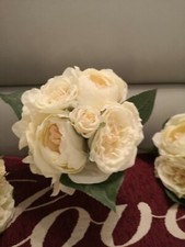 Bouquet roses crème d'occasion  Expédié en France