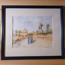 Aquarelle originale orientalis d'occasion  Courtenay