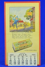 Wrigleys 1927 advertising for sale  Bangor